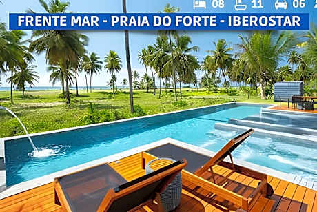 Oceanfront Mansion with 8 Suites in Praia do Forte