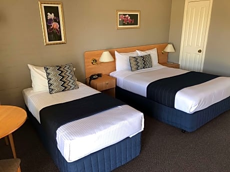 Accessible - 1 Queen 1 Single  Non-Smoking Disabled Room Flat Screen Television Work Desk Wi-Fi Air-