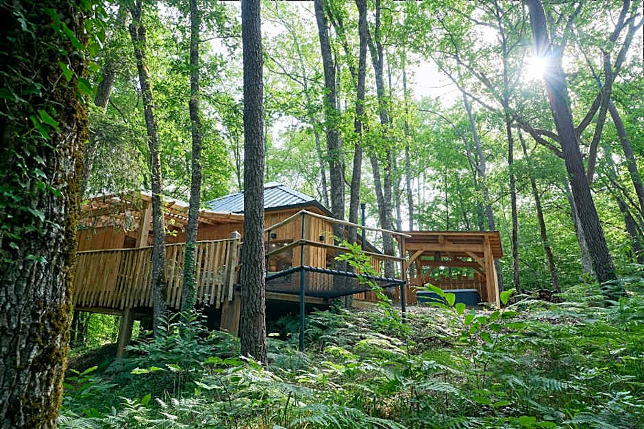 Nid'en'Ô cabanes et spa Lot et Dordogne