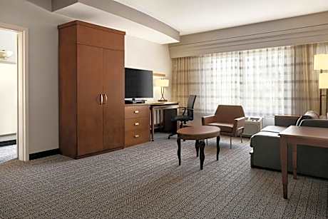 One-Bedroom King Suite with Roll-In Shower and Sofa Bed - Mobility Access/Hearing Accessible