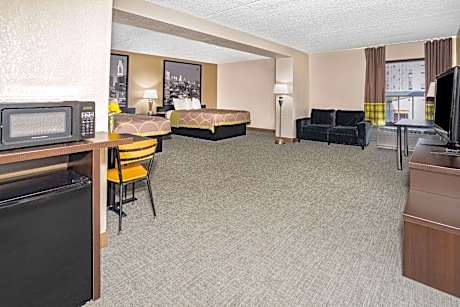 2 Queen Beds Studio Suite Non-Smoking
