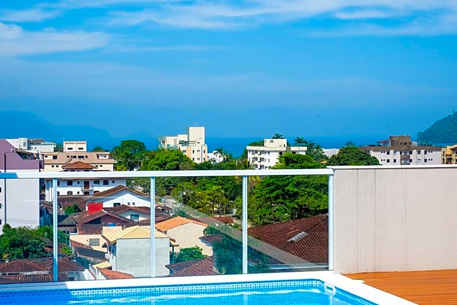 BH43 MAURO · BH43: ESTÚDIO COM VISTA, AR, PISCINA E VARANDÃO