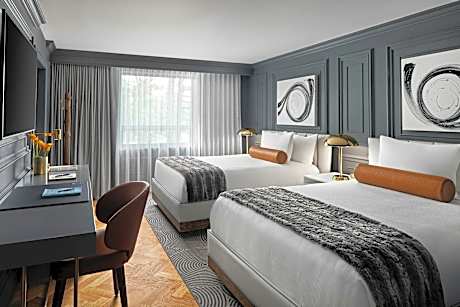 Guest Room, 2 Queen, Garden View, Garden Access