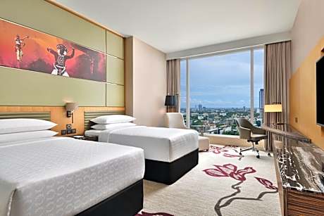 Deluxe Twin Room with Ocean View with 15% spa discount per room + 15% F&B discount per room + Early check in and Late Checkout subject to availability