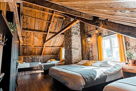 Family Room with Shared Bathroom