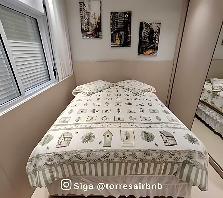 Apto 02 quartos | Ar | 500mts do mar | Aceita Pet