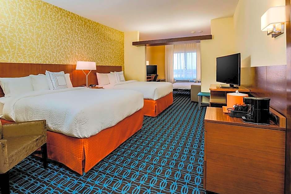 Photo 1 of 6 of 2 Queen Beds with Sofabed Suite, Hearing/Mobility Accessible, Roll in Shower