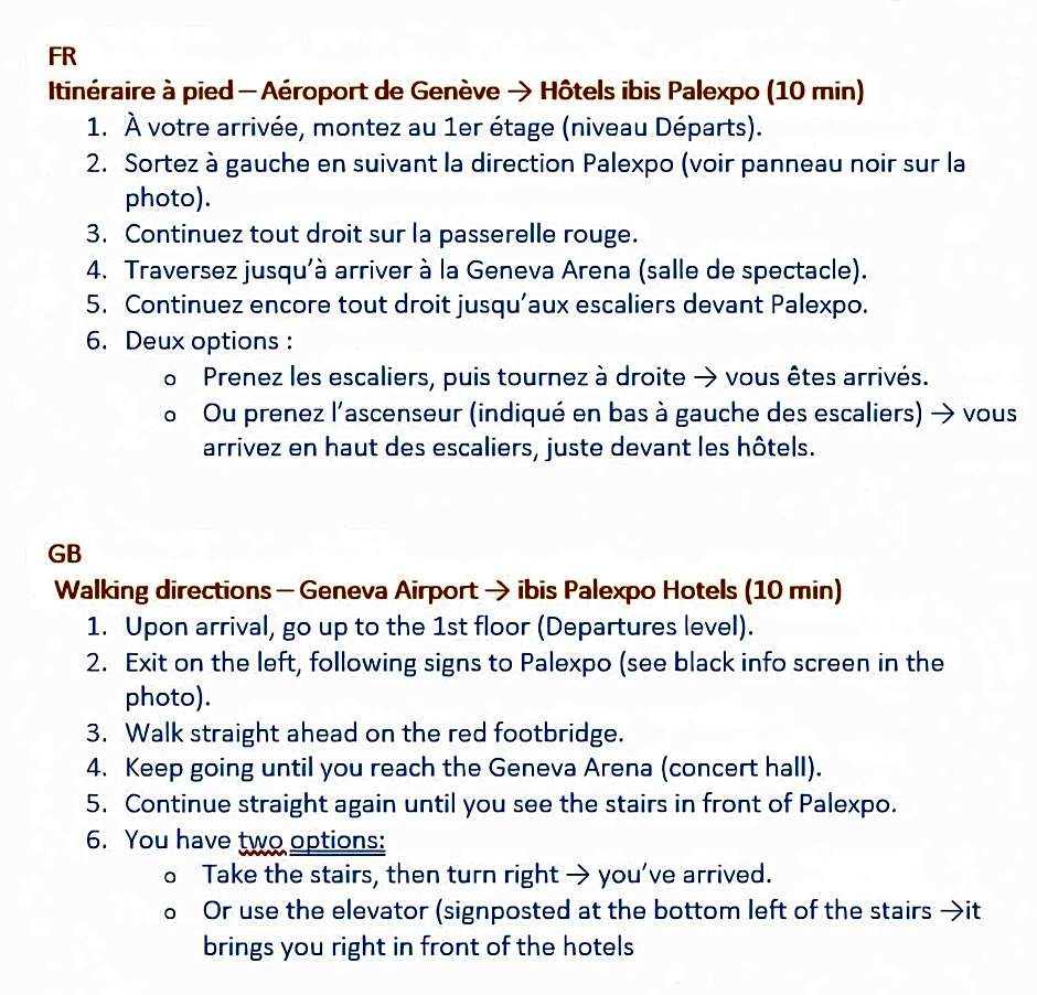 ibis Styles Geneve Palexpo Aeroport