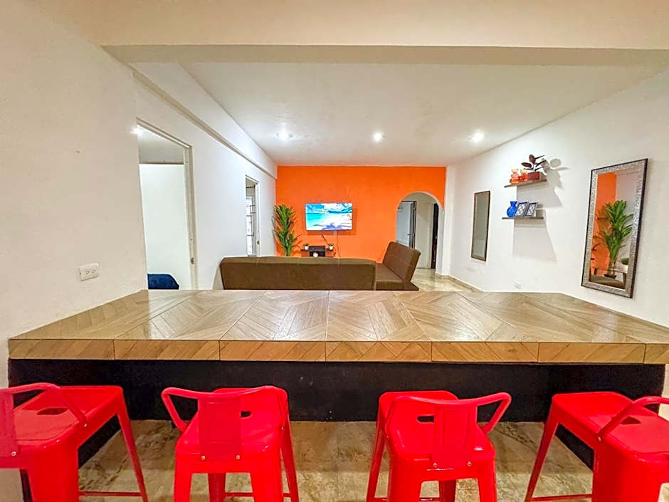 "Spacious Suite with 4 Bedrooms and Amenities"