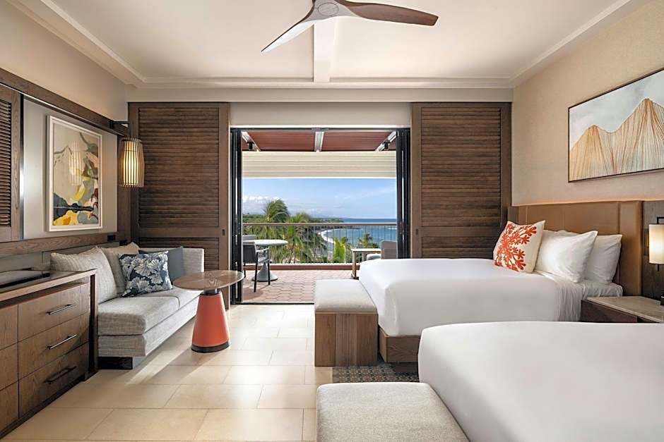 Photo 1 of 11 of Deluxe 2 Double Beds Guestroom, Ocean front, Balcony, Main Tower