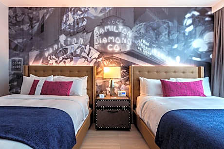 Standard Queen Room with Two Queen Beds and City View