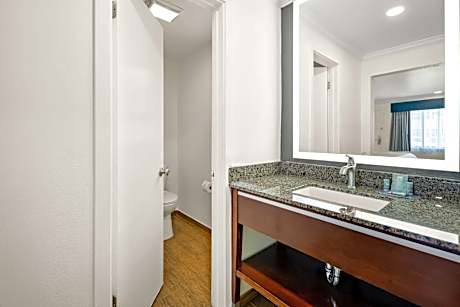 2 Queen Beds Non-Smoking Two Bedrooms One Bed In Each Room Microwave And Refrigerator High Speed In