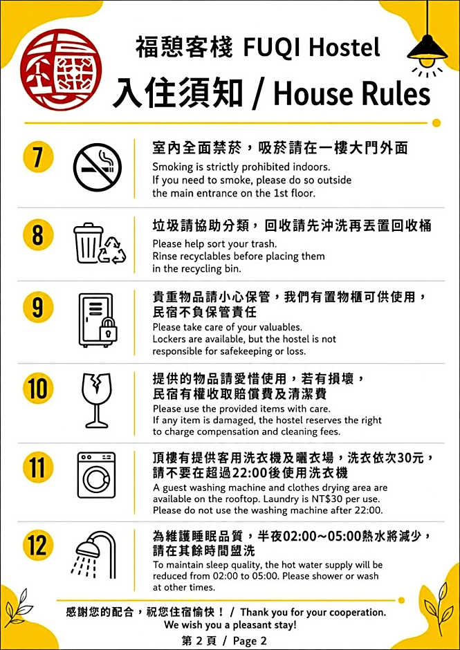 Fuqi Hostel - Heping