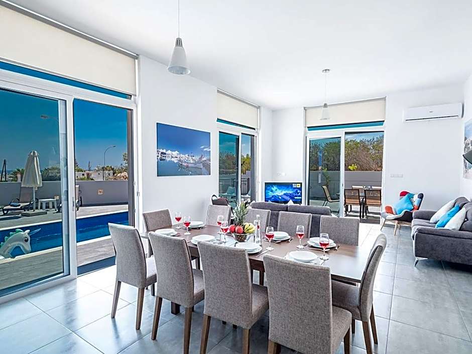 Villa Protaras Miramar, Luxury And New 5Bdr Protaras Villa With Pool