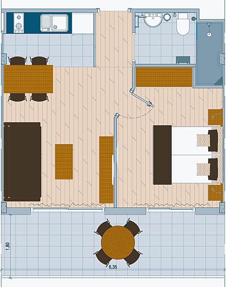 Photo 1 of 7 of Apartment, Sea View