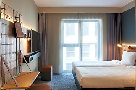 Double Moxy Sleeper, Guest room, 2 Twin/Single Bed(s)