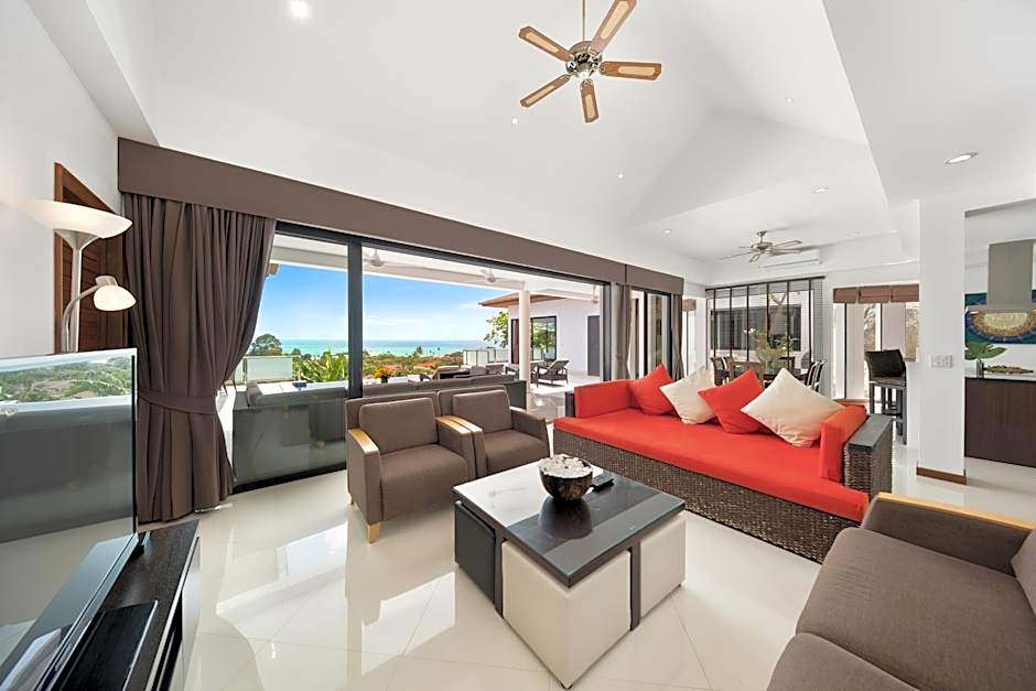 Sunny Banks - Modern Sea View 4 Bed Pool Villa