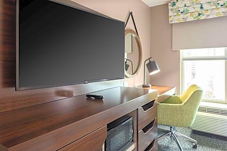 1 King Bed With Microwave And Fridge