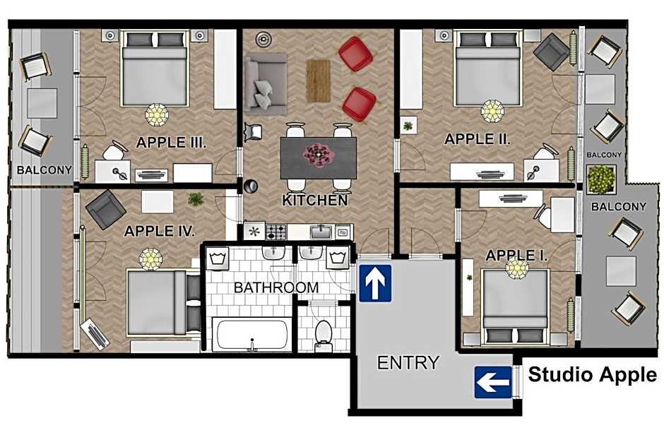 New Town - Apple Apartments