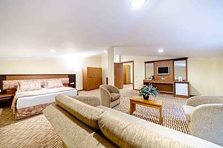 Two Connecting Rooms, Guest room