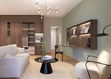 Superior Family Room with Mountain View