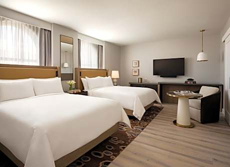 Deluxe Room with Two Queen Beds and City View