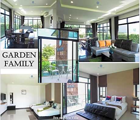 Family Room with Side Sea View