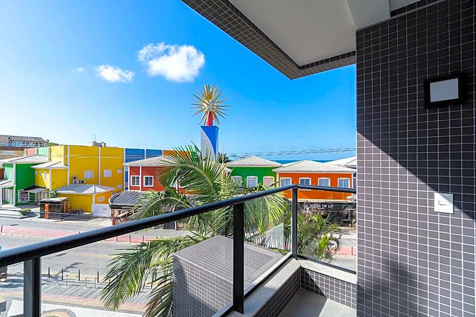 AION suítes 102 - Compacto e luxuoso Loft - Rooftop com piscina e academia - À poucos passos da praia