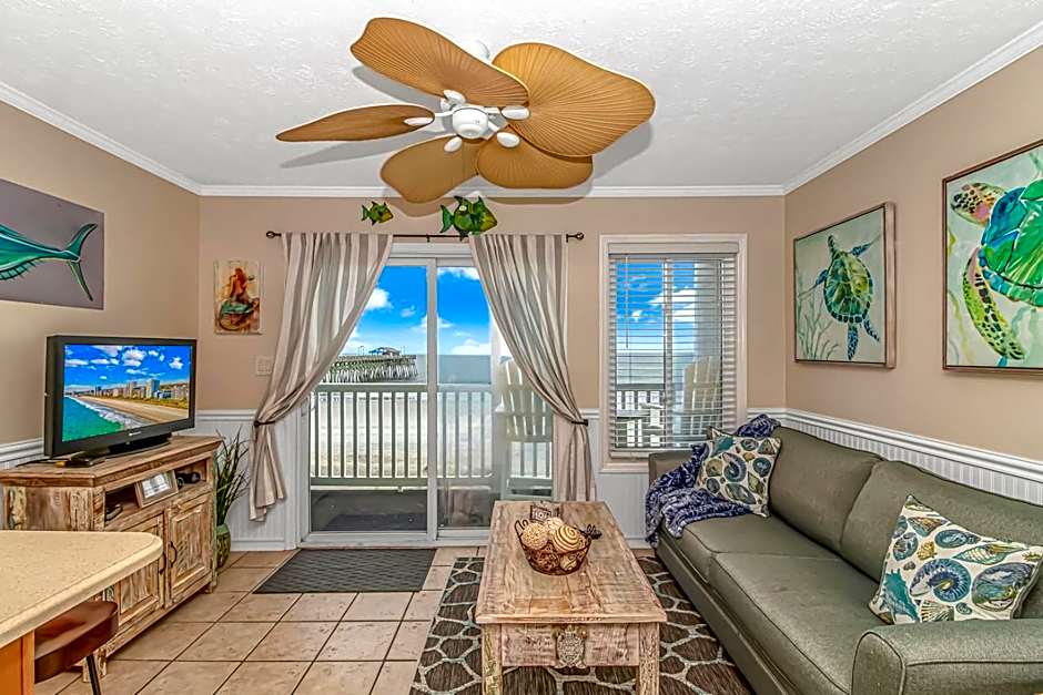 Exceptional Ocean-Pier-Pool Front 1 BR Condo