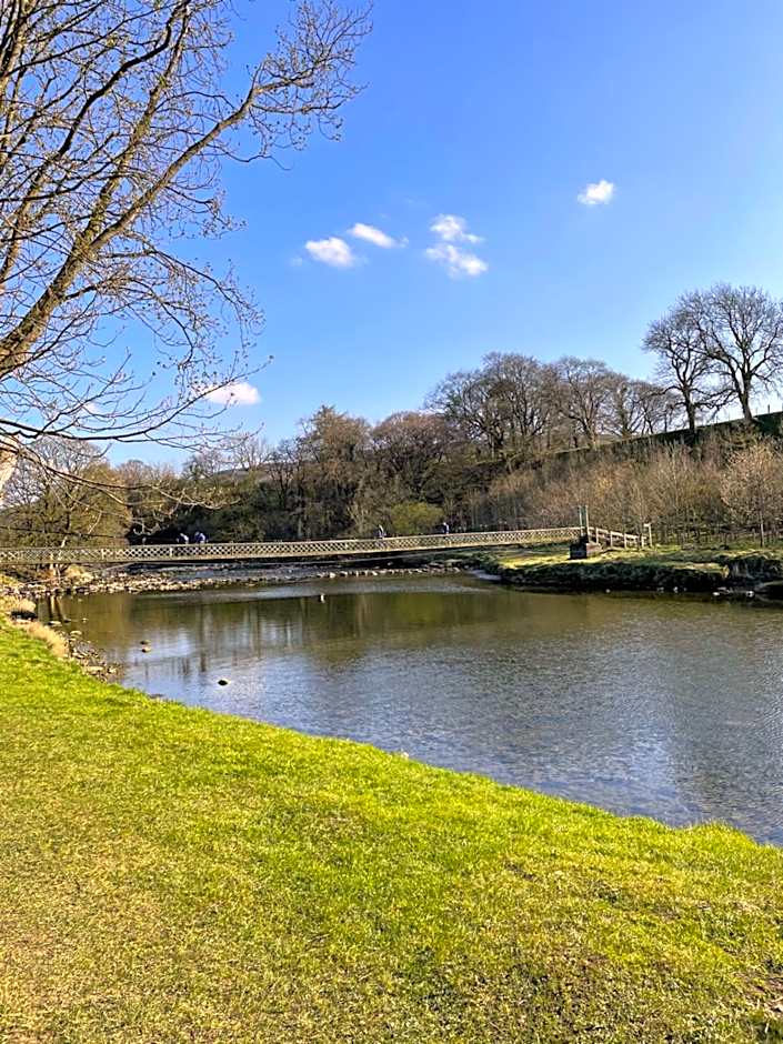 Apple tree hut, in a private garden