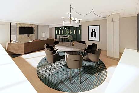 Capp Towers Suite, Club lounge access, 3 Bedroom Presidential Suite, Near elevator, Tub