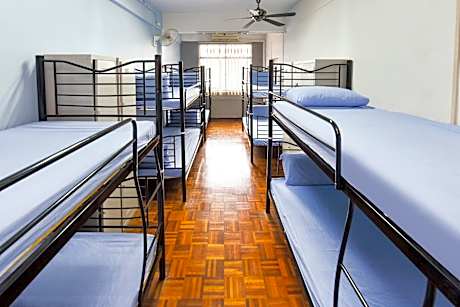 Bed in Female Dorm Room