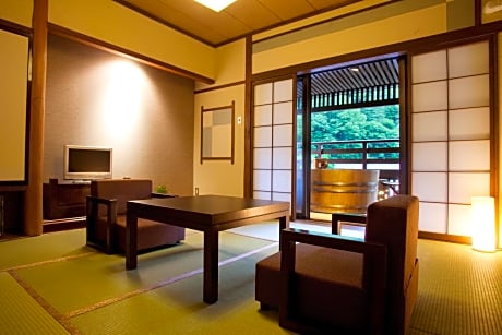 Deluxe Japanese-Style Room with Open-Air Bath 