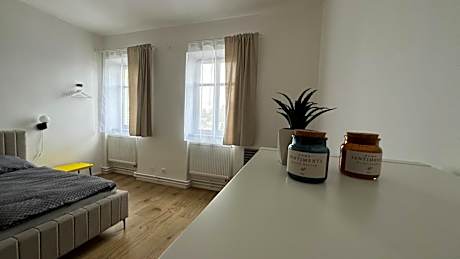 Deluxe One-Bedroom Apartment with Garden View