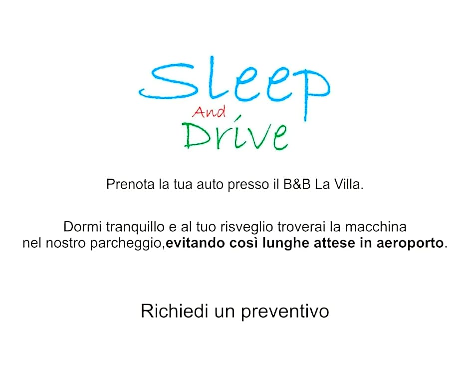 Bed and Breakfast La Villa AMBIENTI SANIFICATI CON GENERATORE DI OZONO