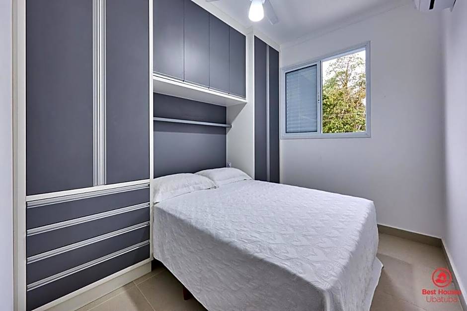 BH29: 1 Quadra d Praia, Ar, Churrasqueira, Piscina