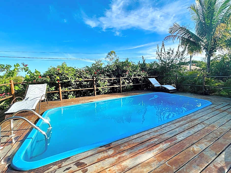 Casa com piscina e vista para a Praia do Espelho