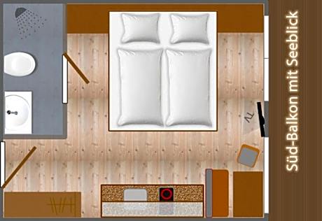 Studio Apartment with One Double Bed