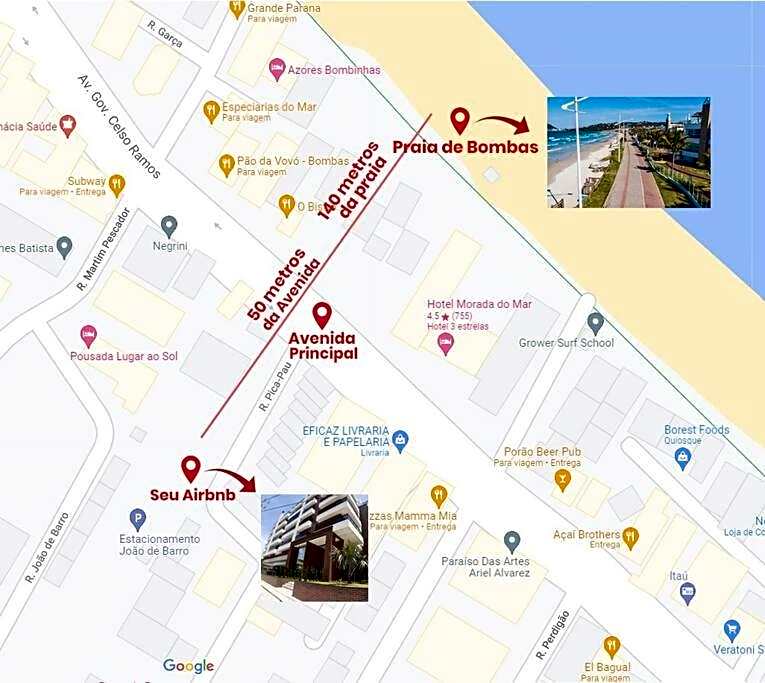 Apto Luxo - 140m da Praia - Piscina, Wifi & Vaga