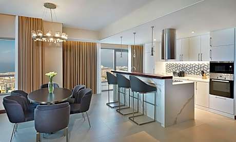 Two-Bedroom Skyline Suite with Panoramic View and Balcony