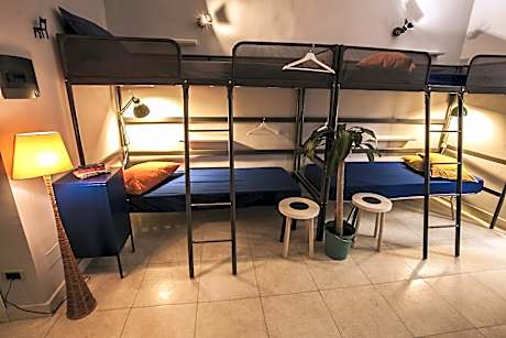 Bed in 4-Bed Mixed Dormitory Room with Private Bathroom