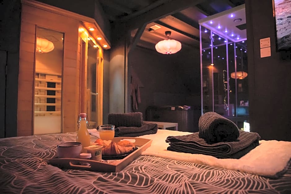 PAUSE NATURE SORBAIS Chambre avec SPA, SAUNA, STREAMING et arrivée autonome