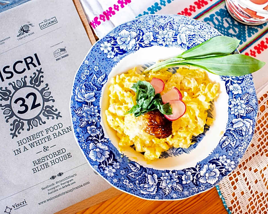 Viscri 32 - White Barn and Blue House