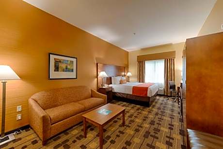 Suite-1 King Bed, Non-Smoking, Pillowtop Bed, Microwave And Refrigerator, Sofabed, High Speed Intern
