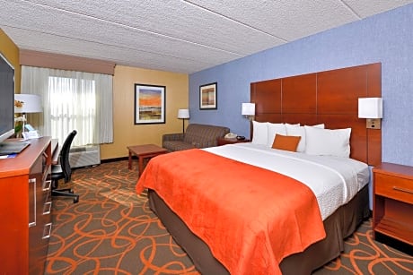 accessible - suite king bed - mobility accessible, roll in shower, sofabed, non-smoking, full breakfast