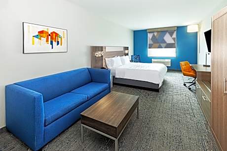 1 King Suite Sofa Bed Minifridge