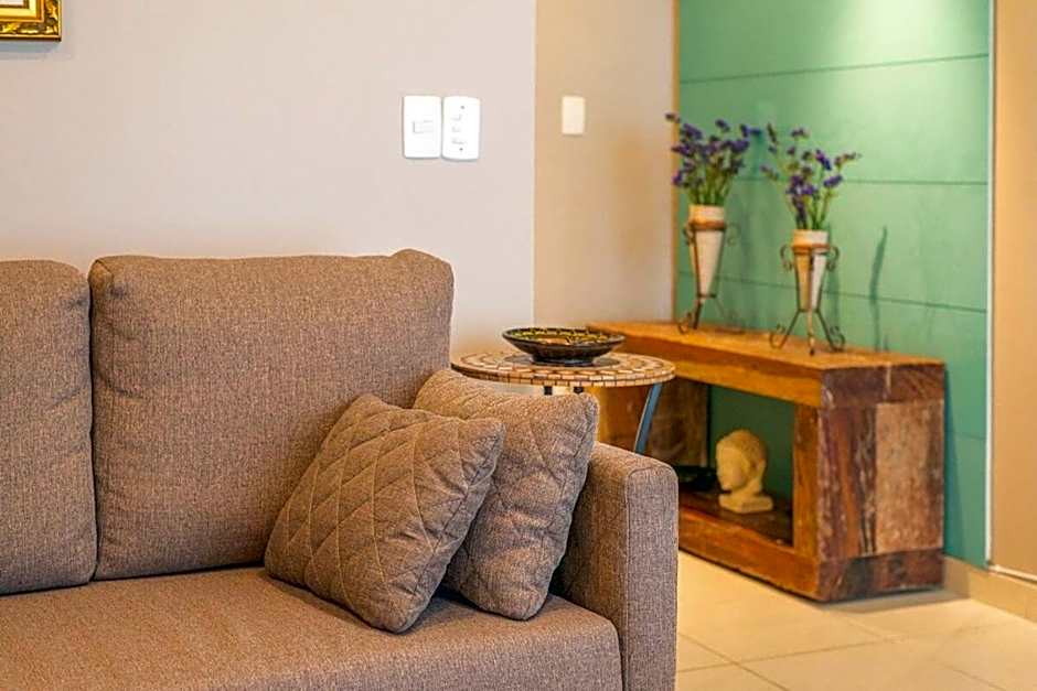 BRLC043- Apê aconchegante com 3Q ao lado da praia