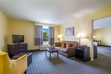 Suite-1 King Bed, Non-Smoking, High Speed Internet Access, Microwave, Refrigerator, Sofabed, Full Br