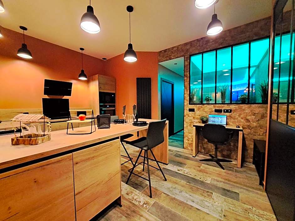 Ospaloft, meublé haut de gamme avec spa privatif