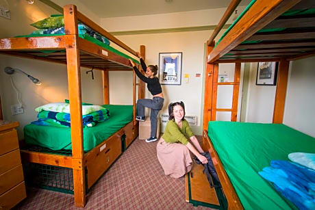 Single Bed in Female Dormitory Room with Shared Bathroom